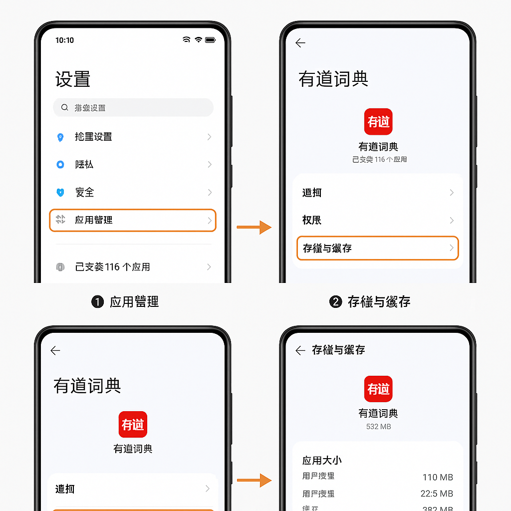 有道翻译翻译内容错乱？缓存清理与重置方法